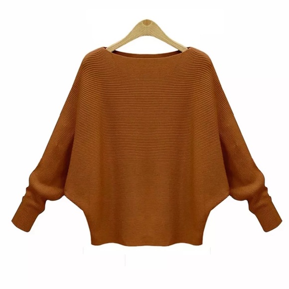Dolman Sleeves Knit Top - Picture 2 of 5